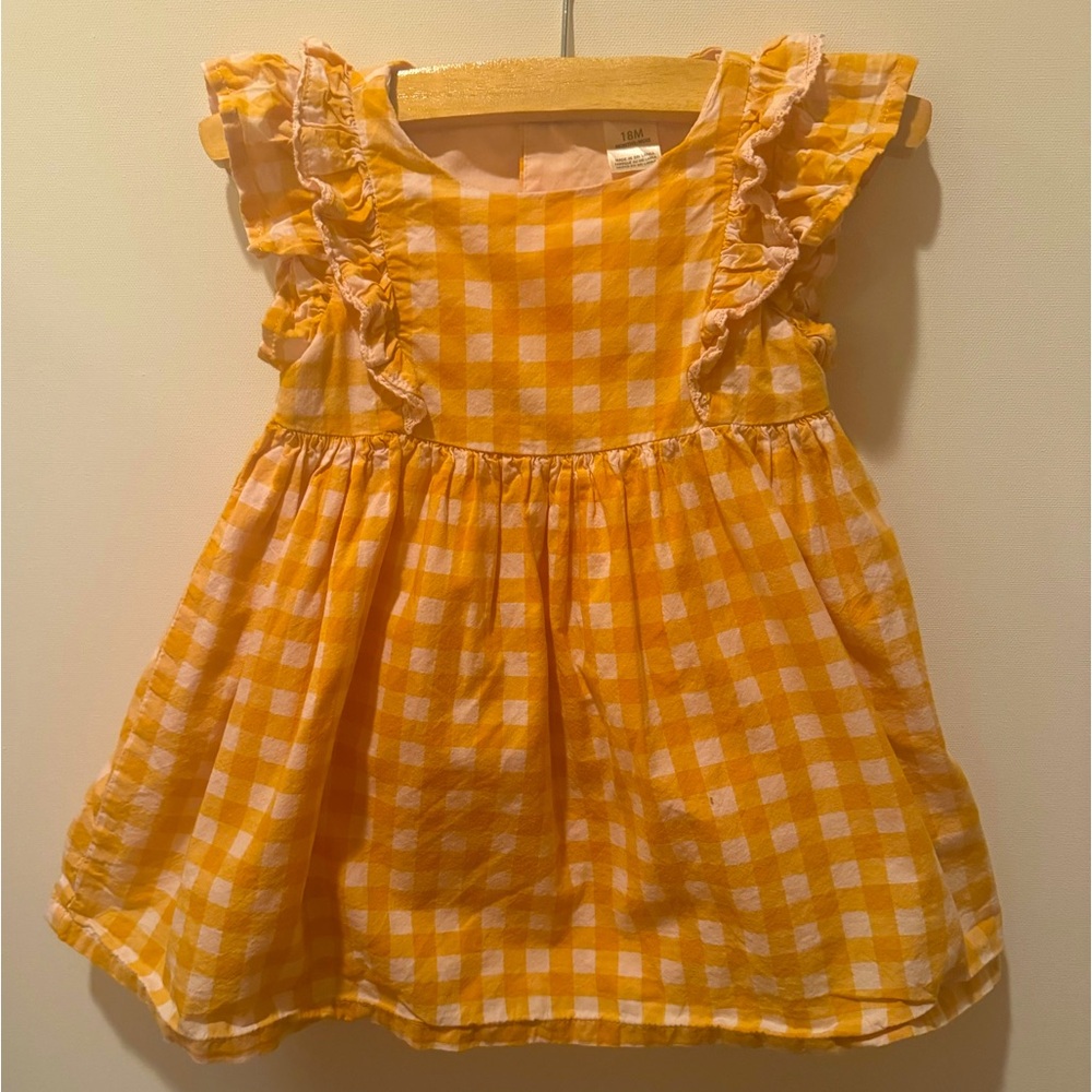 🟡Oshkosh B’gosh gingham 18mo Fall dress